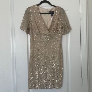 Gold Sequin Dress. NWT